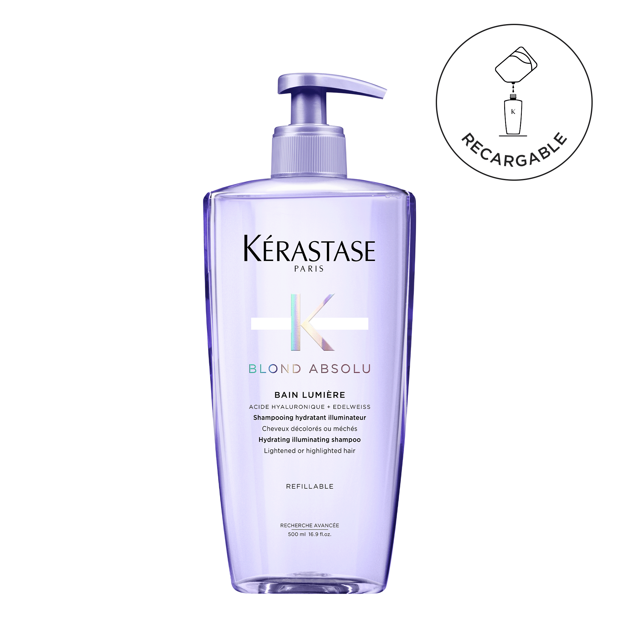購入証明付Kérastase Blond Absolu Bain Lumière Shampoo Absolu Bain Lumière para el Cabello Rubio | Kérastase